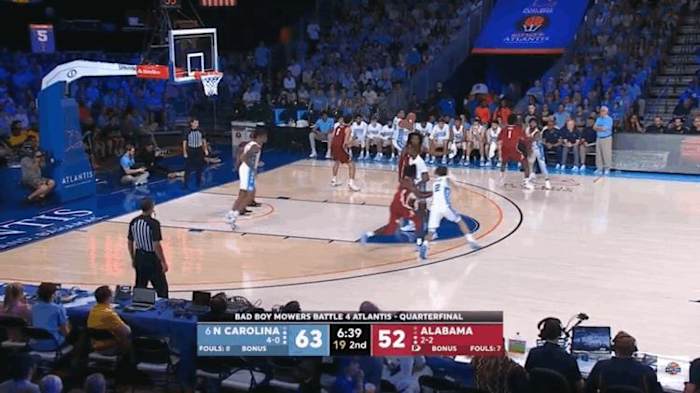 It's likely Anthony's injury occurred on this play vs. Alabama